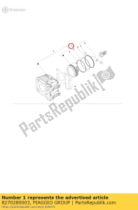 aprilia 8270280003 piston + piston pin cat.3 - Bottom side