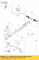 72002030100, KTM, hoofdcilinder cpl. 10mm gasgas husqvarna ktm  freeride sx sxs 65 85 250 350 851714 851916 2012 2014 2015 2016 2017 2018 2019 2020 2021 2022, Nieuw