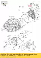 921542734, Kawasaki, 01 ?ruba z ko?nierzem 6x25 kawasaki  400 2018 2019 2020 2021, Nowy