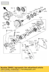 Here you can order the gear-spur,oneway clutch zx1000 from Kawasaki, with part number 590510088: