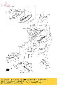 yamaha 4TR2413B0000 emblem - Bottom side