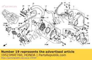 honda 19523MAT760 tubo b, acqua - Il fondo