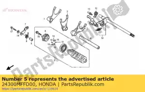 honda 24300MFFD00 komp. b?bna, d?wignia zmiany biegów - Dół