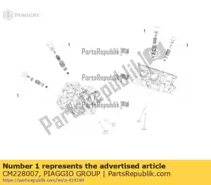 Piaggio Group CM228007 pad 1.90 - Bottom side