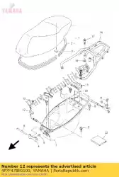 Here you can order the cable, seat lock from Yamaha, with part number 4P7F478E0100: