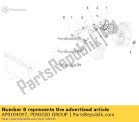 AP8104097, Aprilia, fascetta, Nuovo