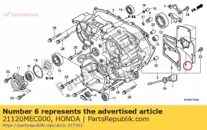 Honda 21120MEC000 plate comp., breather - Bottom side