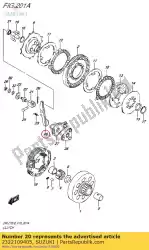 Here you can order the arm,clutch rele from Suzuki, with part number 2322109405: