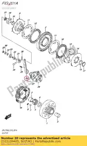 Suzuki 2322109405 arm,clutch rele - Bottom side