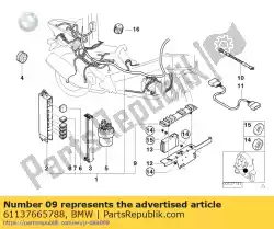 plug-in aansluitbeugel van BMW, met onderdeel nummer 61137665788, bestel je hier online: