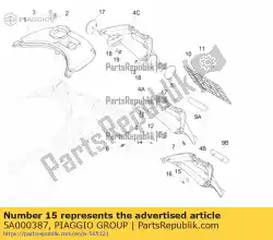 Tutaj możesz zamówić odst? Pnik od Piaggio Group , z numerem części 5A000387: