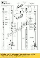 440230064, Kawasaki, horquilla de cilindros zx1000e8f kawasaki zx 1000 2008 2009 2010, Nuevo