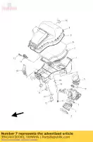 3B4144720000, Yamaha, plaat, element yamaha yfm 550 700 2007 2008 2009 2010 2011, Nieuw