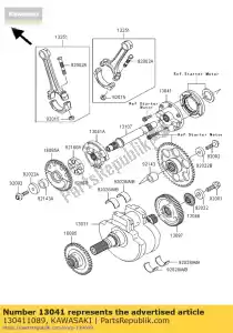 Kawasaki 130411089 balancer - Bottom side