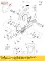 79010060000, KTM, Disco de freno trasero 220mm 16 gasgas husqvarna ktm  sx xc 0 85 125 150 250 300 350 450 500 851916 2016 2017 2018 2019 2020 2021, Nuevo