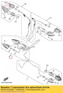 yamaha BX9H332000 luce lampeggiante anteriore - Il fondo