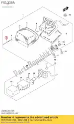 Here you can order the screw from Suzuki, with part number 3572344130: