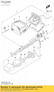 Suzuki 3572344130 screw - Bottom side