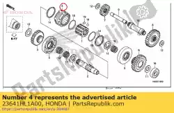 Aquí puede pedir palanca de cambios, final de Honda , con el número de pieza 23641HL1A00: