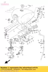 Qui puoi ordinare serbatoio carburante comp. Da Yamaha , con numero parte 1TPY24100006: