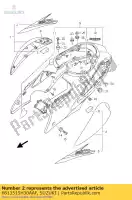 6813515H30AAF, Suzuki, tape, frame inham suzuki gsx hayabusa r bking bka ruf gsx1300r 1300 , Nieuw