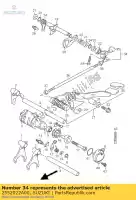 2552022A00, Suzuki, Brazo, cambio de marchas suzuki c gsf gsx gsx r gz ls vl 125 250 600 650 750 1200 1500 1986 1988 1989 1990 1991 1992 1993 1994 1995 1996 1997 1998 1999 2000 2001 2002 2003 2004 2005 2006 2007 2008 2009, Nuevo