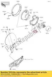 Qui puoi ordinare dado vn800-b1 da Kawasaki , con numero parte 922101060: