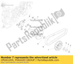 Tutaj możesz zamówić kompletna obudowa rolek od Piaggio Group , z numerem części CM261204: