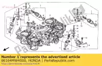 06164MW4000, Honda, ensemble injecteur honda rvf  r rvf750r 750 , Nouveau