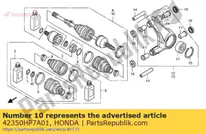 honda 42350HP7A01 set di alberi, l. rr. guidare - Il fondo