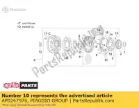 AP0247976, Piaggio Group, Buisson d11.5 aprilia  caponord etv normal and r rst rsv rsv tuono 1000 2001 2002 2003 2004 2005 2006 2007 2008 2009, Nouveau