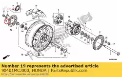 Here you can order the washer, 23x37x2. 5 from Honda, with part number 90401MCJ000: