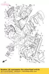 Aquí puede pedir protector de Yamaha , con el número de pieza 3D71442F0000: