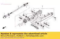 90121MCSG03, Honda, boulon r, bras oscillant p honda st pan european  a st1300 st1300a 1300 , Nouveau