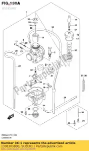 suzuki 1338303B00 agulha (24naaf) - Lado inferior