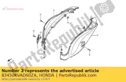 Here you can order the no description available at the moment from Honda, with part number 83450KVAD60ZA: