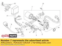 AP8220601, Piaggio Group, Cappuccio della candela aprilia  scarabeo 100 2000, Nuovo