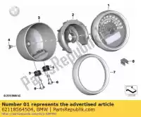 62118564504, BMW, grupo de instrumentos - km / h bmw   2016 2017 2018 2019 2020 2021, Nuevo