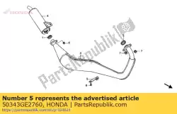 Qui puoi ordinare guida, batteria scarica da Honda , con numero parte 50343GE2760: