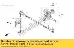 Aqui você pode pedir o vara, amarrar em Honda , com o número da peça 53521HP1000: