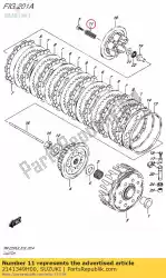 Qui puoi ordinare primavera, frizione da Suzuki , con numero parte 2141349H00: