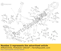 AP8203550, Aprilia, unterlegscheibe, Neu