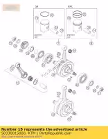 50330015000, KTM, con.rod repair kit 125'98 husqvarna ktm  egs exc exe mxc six supermoto sx sxs xc 125 144 150 200 1997 1998 1999 2000 2001 2002 2003 2004 2005 2006 2007 2008 2009 2010 2011 2012 2013 2014 2015 2016, New