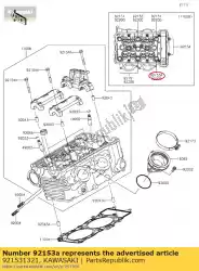 Here you can order the bolt,flanged-small,10x80 from Kawasaki, with part number 921531321: