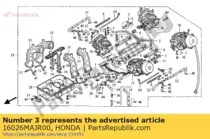 Honda 16026MAJR00 conjunto de junta c, combustível - Lado inferior