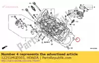 12251MGE003, Honda, junta, fr. cabeça de cilindro honda  vfr 1200 2010 2011 2012 2013 2017, Novo