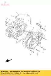 Aqui você pode pedir o cárter 1 em Yamaha , com o número da peça 5PA151110000: