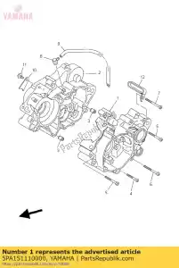 yamaha 5PA151110000 cárter 1 - Lado inferior