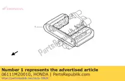 Ici, vous pouvez commander le kit de joint, a auprès de Honda , avec le numéro de pièce 06111MZ0010: