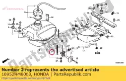 Aquí puede pedir conjunto de pantalla, filtro de combustible de Honda , con el número de pieza 16952HM8003: